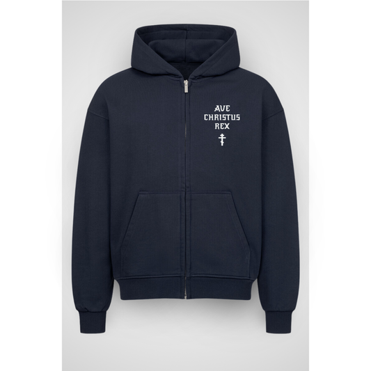 AVE | Oversized Zipper Hoodie