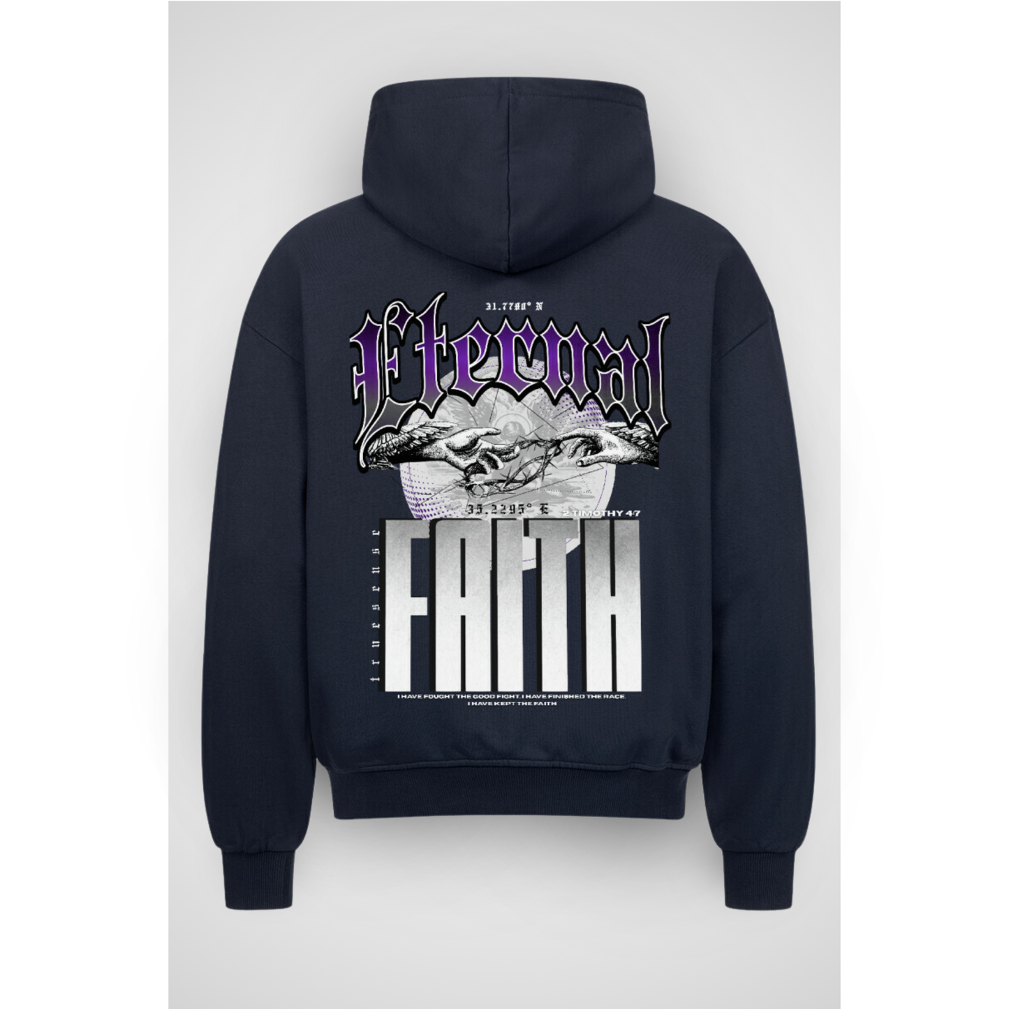 ETRNL | Sweat à capuche zippé surdimensionné