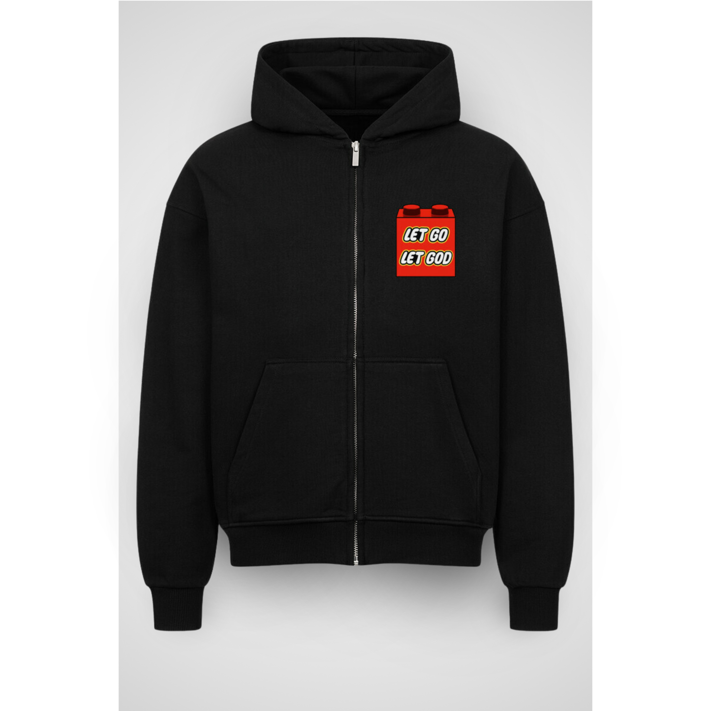 LETGOD | Oversized Zipper Hoodie