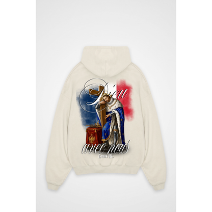 DIEU AVEC NOUS | Oversized Hoodie
