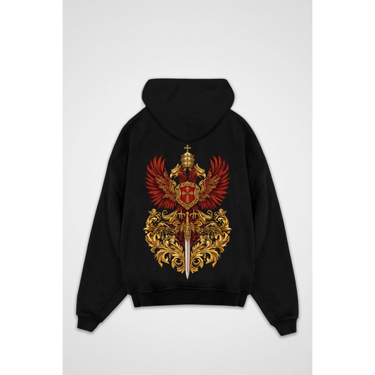WARRIOR | Oversized Zipper Hoodie