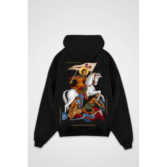 HOLY SANTIAGO | Oversized Zipper Hoodie