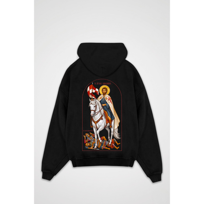 DIVINE CONQUEROR | Oversized Zipper Hoodie
