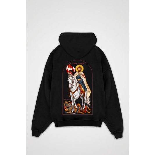 DIVINE CONQUEROR | Oversized Zipper Hoodie