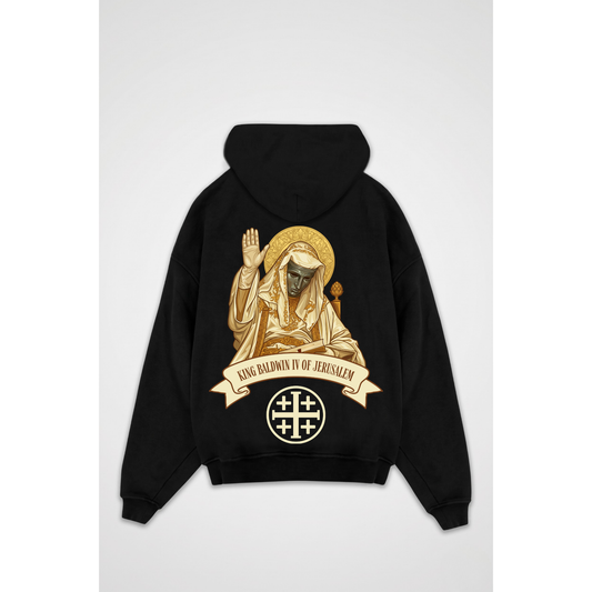 MASKED MONARCH | Oversized Zipper Hoodie