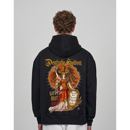 DEUTSCHE HELDEN | Oversized Zipper Hoodie