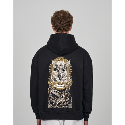 EXCELSIS DEO | Oversized Zipper Hoodie