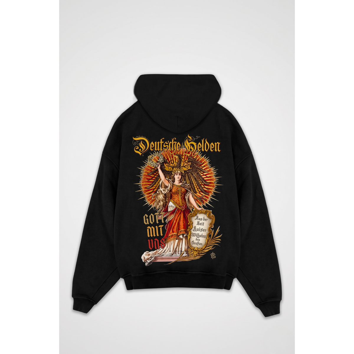 DEUTSCHE HELDEN | Oversized Zipper Hoodie