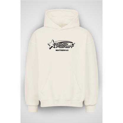 GOD FIRST | Oversized Hoodie